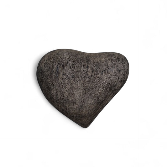 ACA-PANS-W01 Corazón de pared de madera color piedra gris