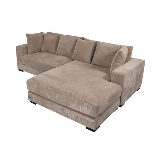 DS-1034CA Sala con Love Chaise color Café