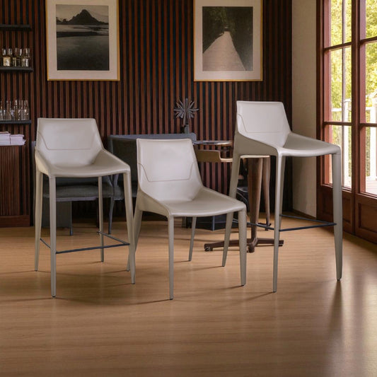 DW-2004 Banco de metal /  en piel Bonded