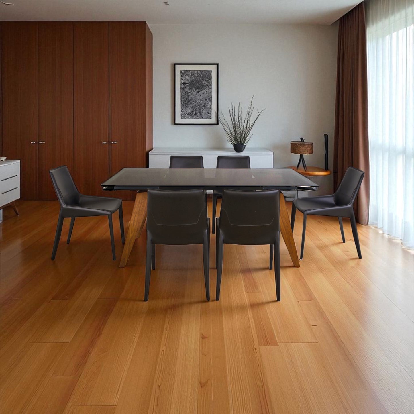 Mesa DW-3010 / 2 Extensiones y sillas.