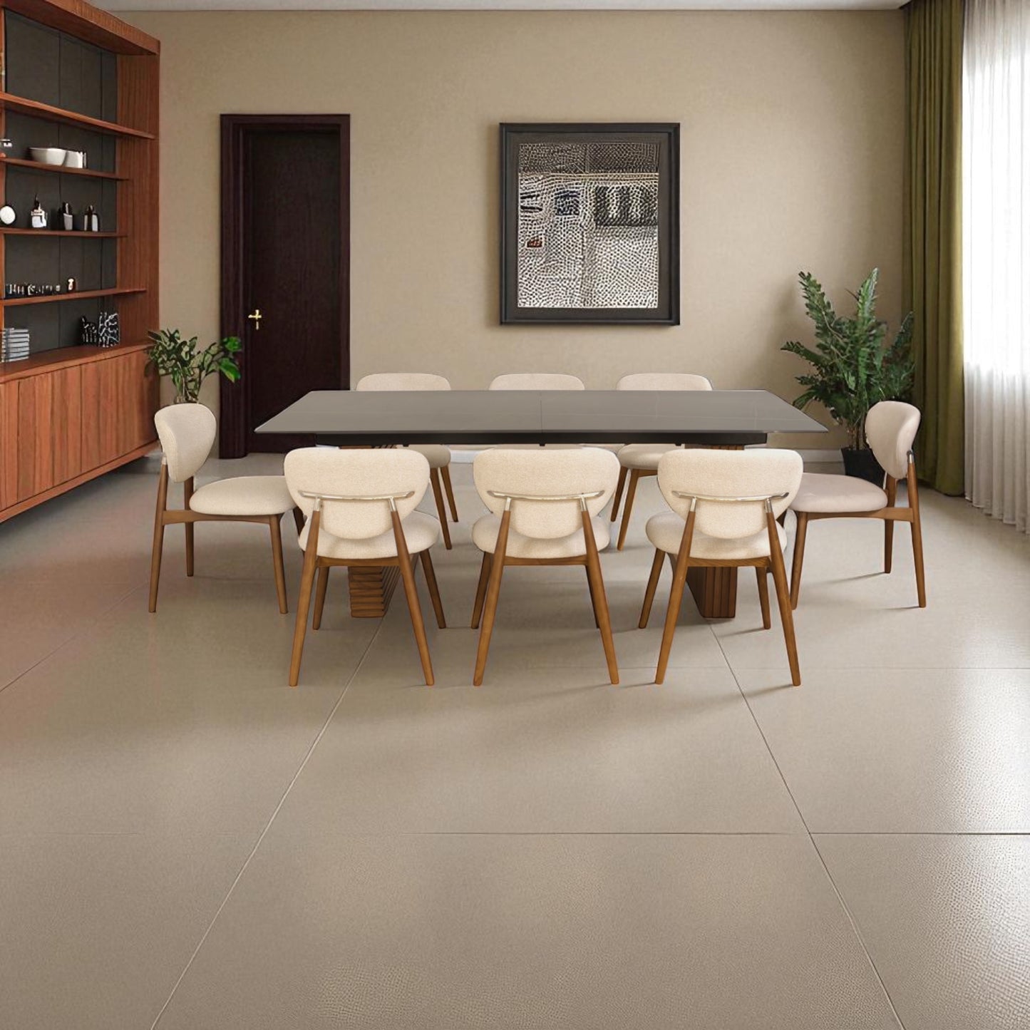 Mesa DW-3011 / 2 Extensiones y sillas.