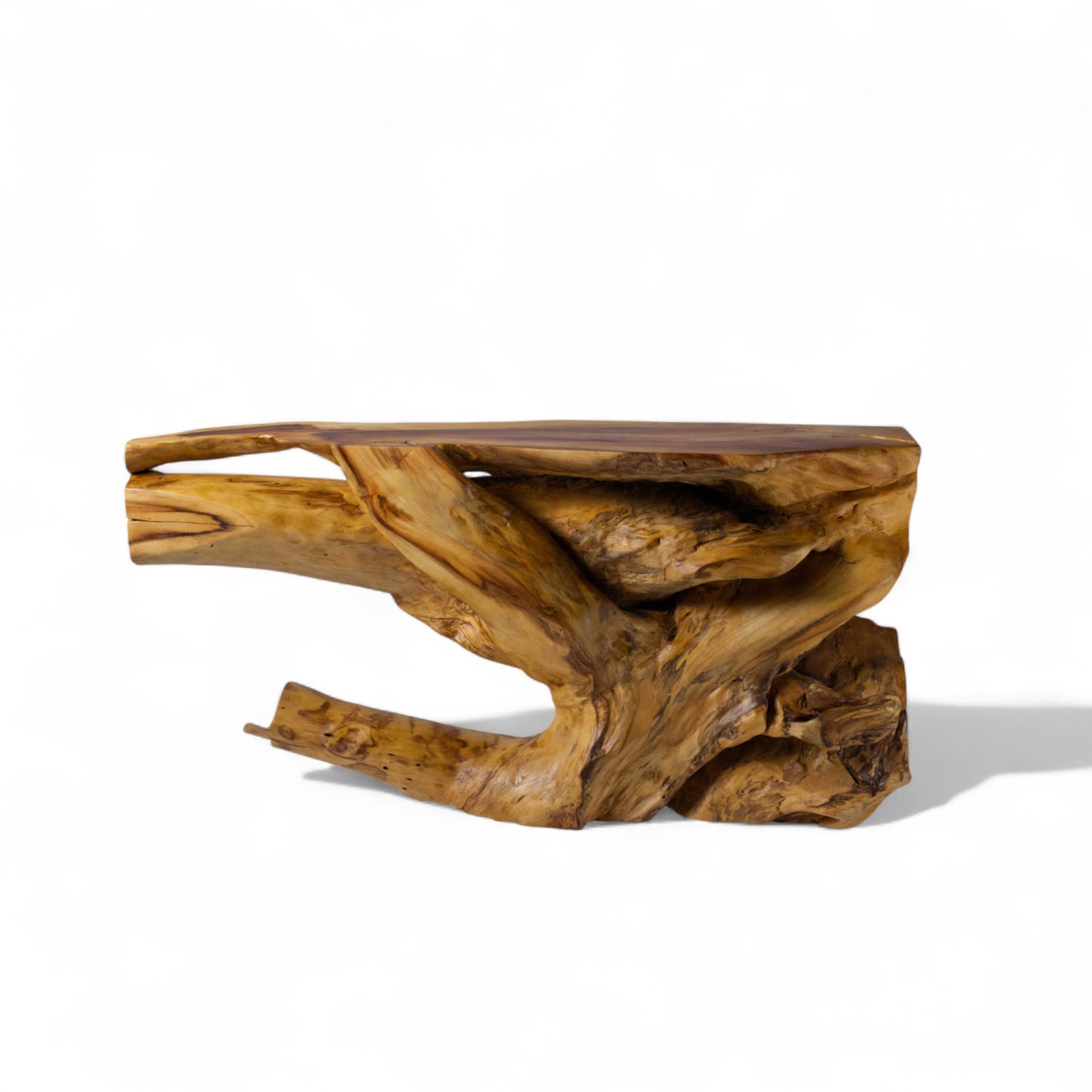 Mesa consola de tronco natural 13