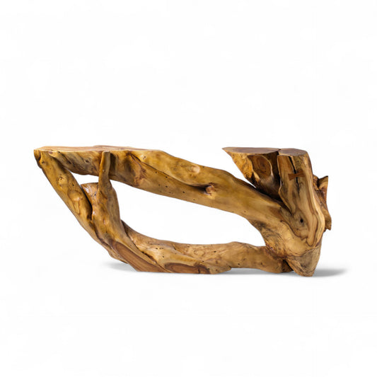 Mesa consola de tronco natural 15