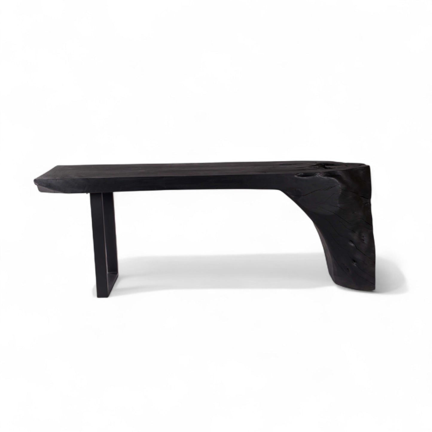 Mesa consola de tronco natural 18. Obscura