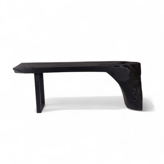 Mesa consola de tronco natural 18. Obscura