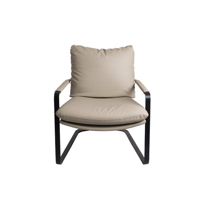 Sillón con pata metálica