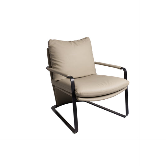 Sillón con pata metálica