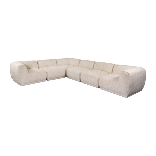 Sala modular color crema