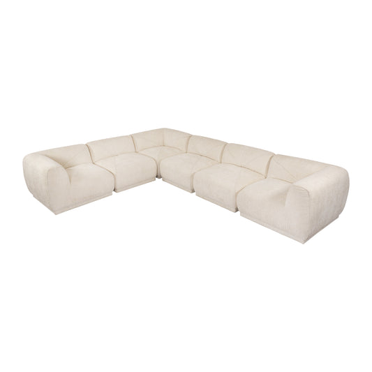 Sala modular color crema