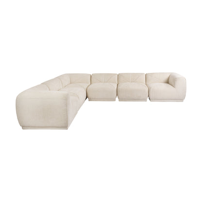 Sala modular color crema