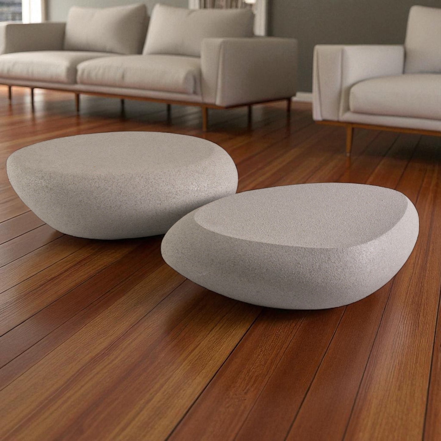 Mesa para sala tipo piedra (mediana)