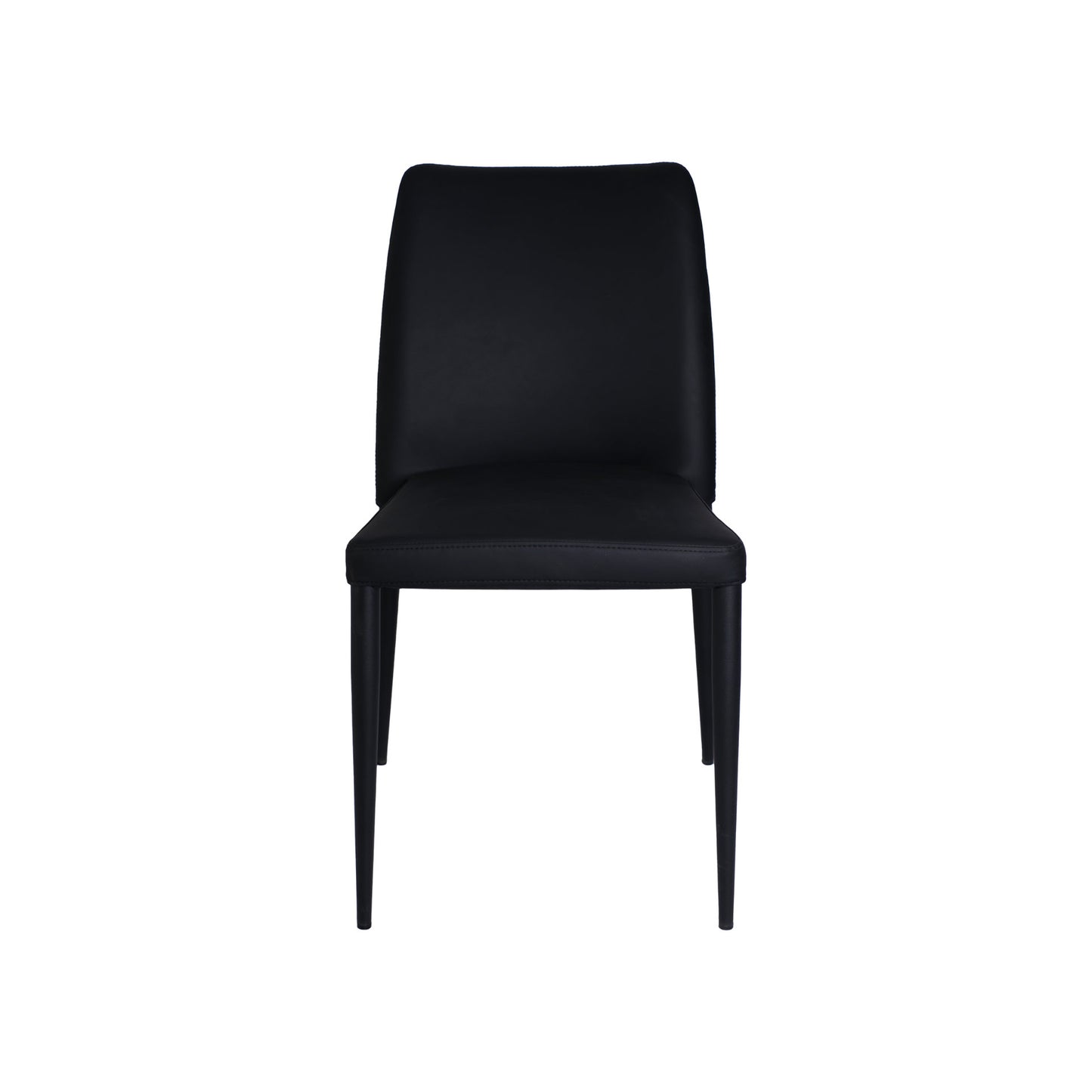 Silla de Metal tapizada Negra