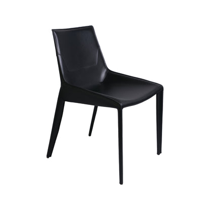 J-1146N Silla de Metal / en piel Negra