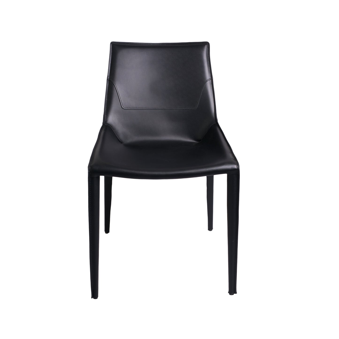 J-1146N Silla de Metal / en piel Negra