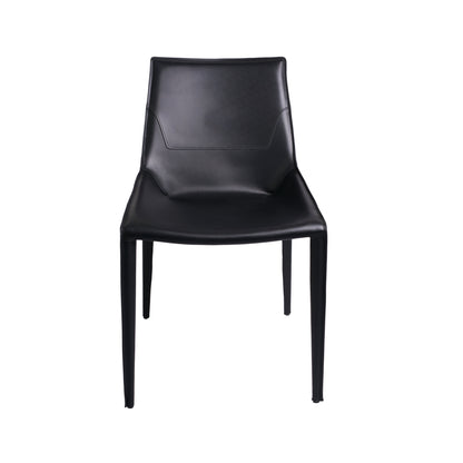 J-1146N Silla de Metal / en piel Negra