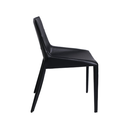 J-1146N Silla de Metal / en piel Negra