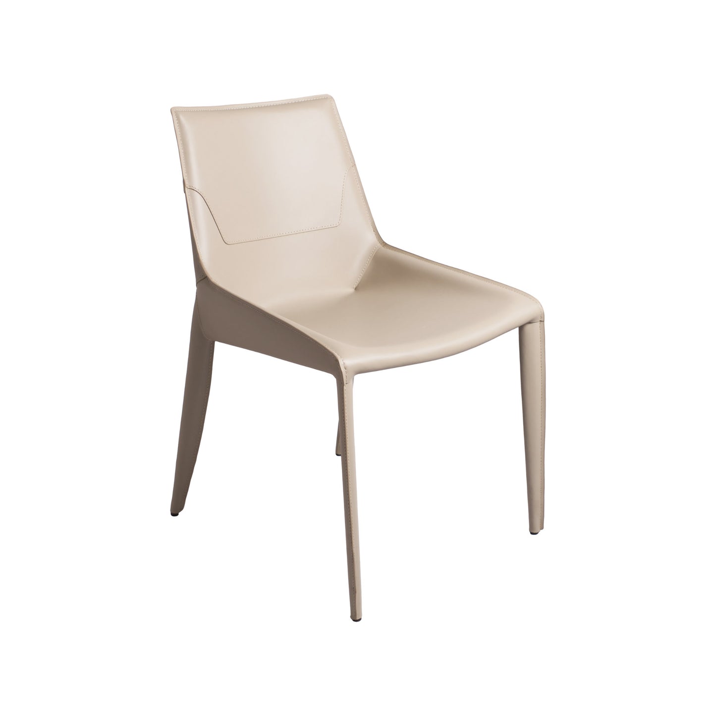 Silla de Metal forrada en piel Bonded