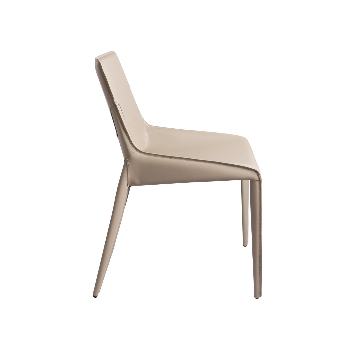 Silla de Metal forrada en piel Bonded