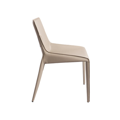 Silla de Metal forrada en piel Bonded
